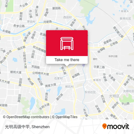 光明高级中学 map
