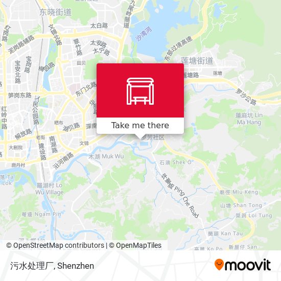 污水处理厂 map