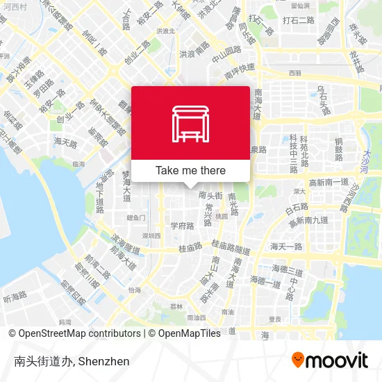 南头街道办 map