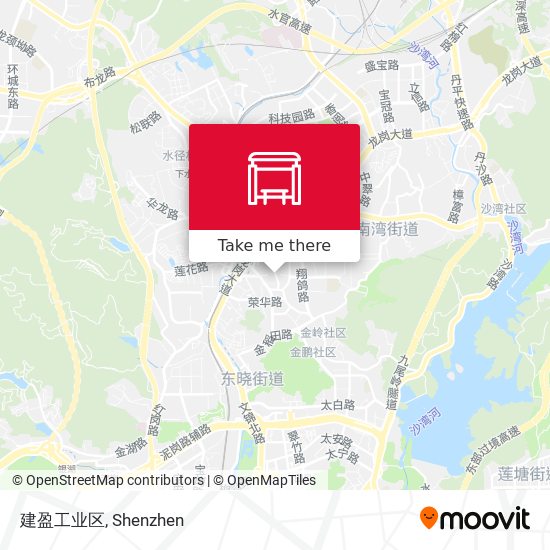 建盈工业区 map