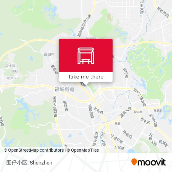 围仔小区 map