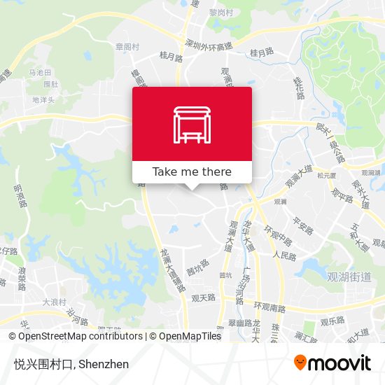 悦兴围村口 map