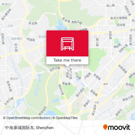 中海康城国际东 map