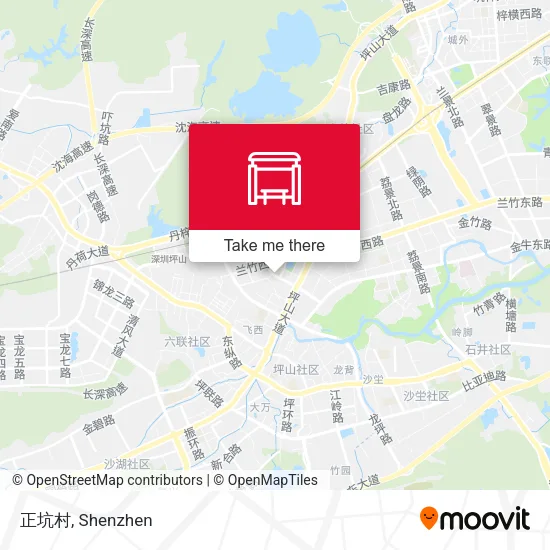 正坑村 map