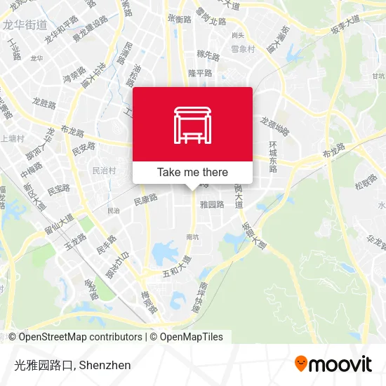 光雅园路口 map