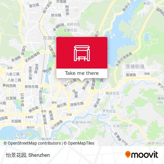 怡景花园 map