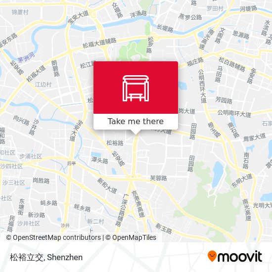 松裕立交 map