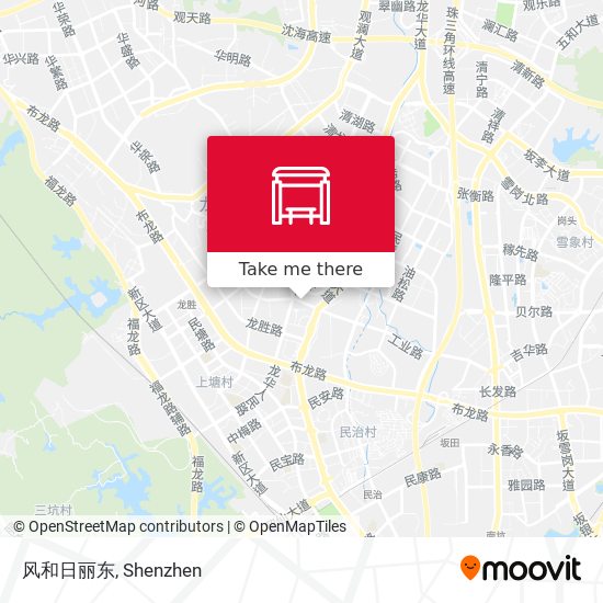 风和日丽东 map