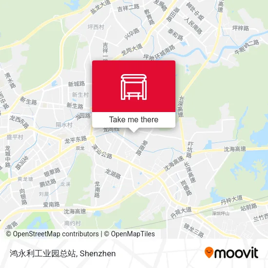 鸿永利工业园总站 map