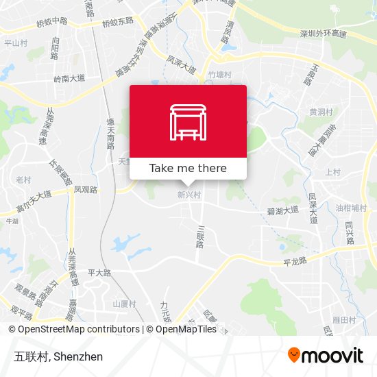 五联村 map