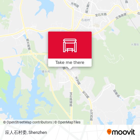 应人石村委 map