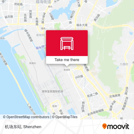 机场东站 map