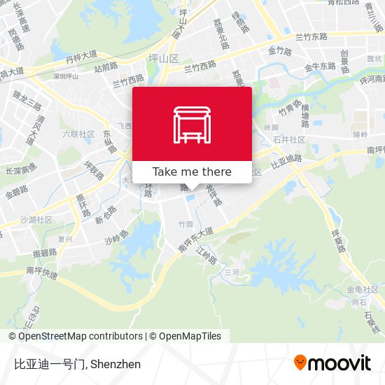 比亚迪一号门 map