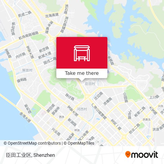 臣田工业区 map