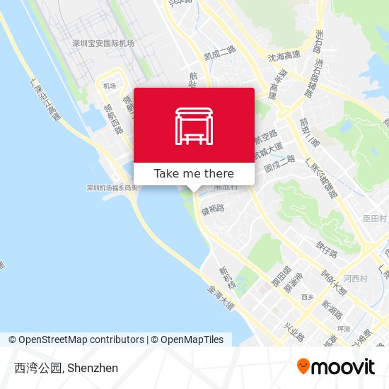 西湾公园 map