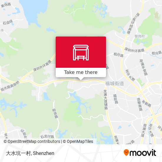 大水坑一村 map