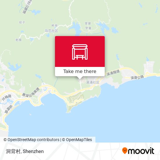 洞背村 map