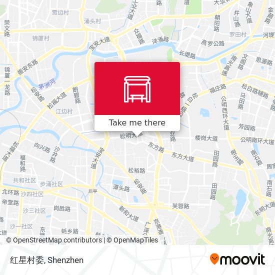红星村委 map