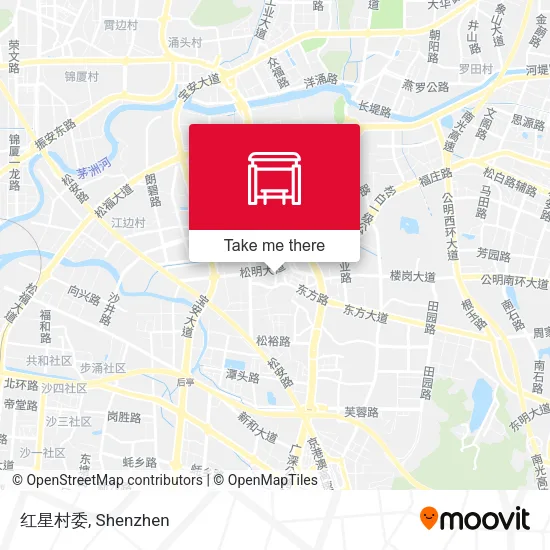 红星村委 map