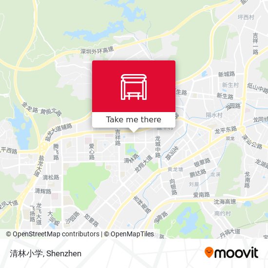清林小学 map