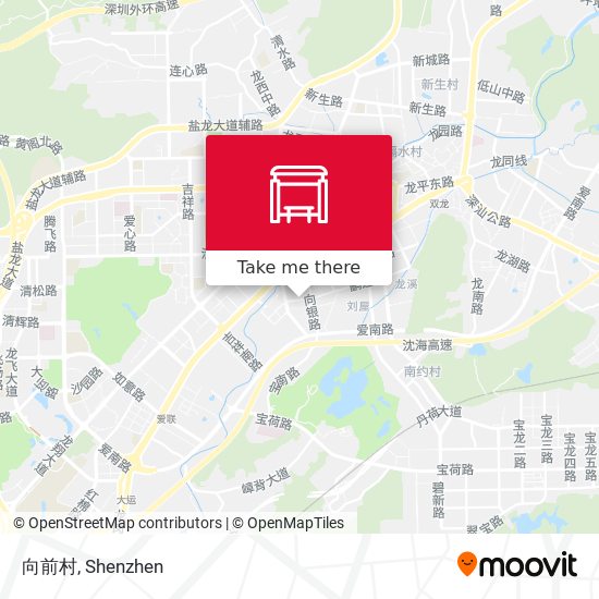向前村 map