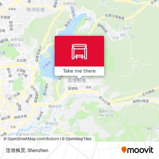 莲塘枫景 map