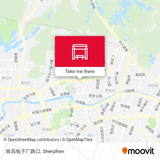 致高电子厂路口 map