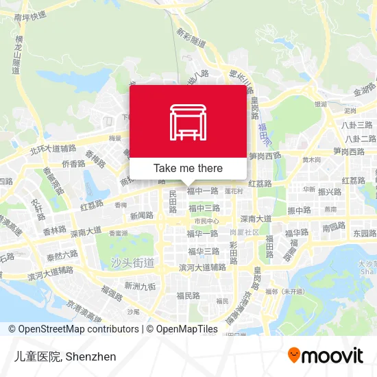 儿童医院 map