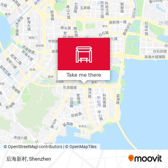 后海新村 map