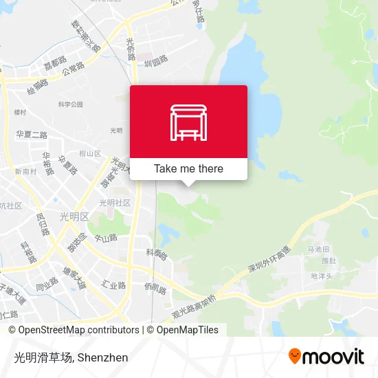 光明滑草场 map