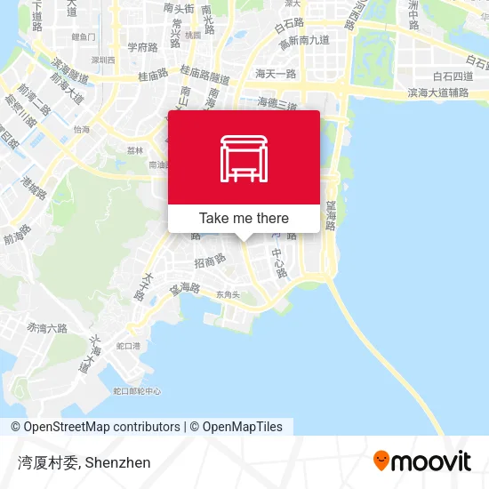 湾厦村委 map