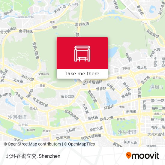 北环香蜜立交 map