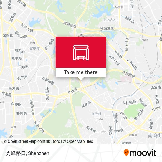 秀峰路口 map