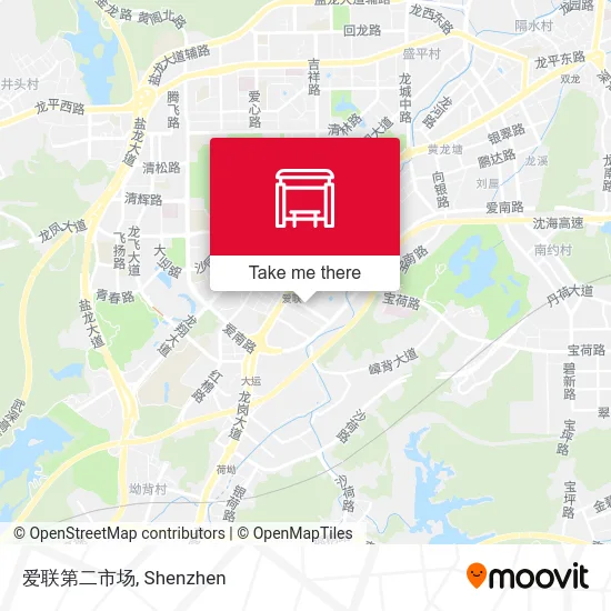 爱联第二市场 map