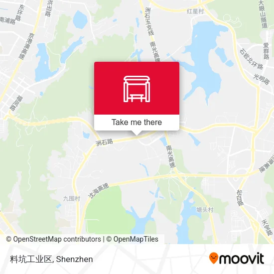 料坑工业区 map