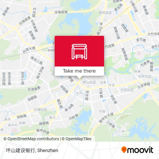 坪山建设银行 map