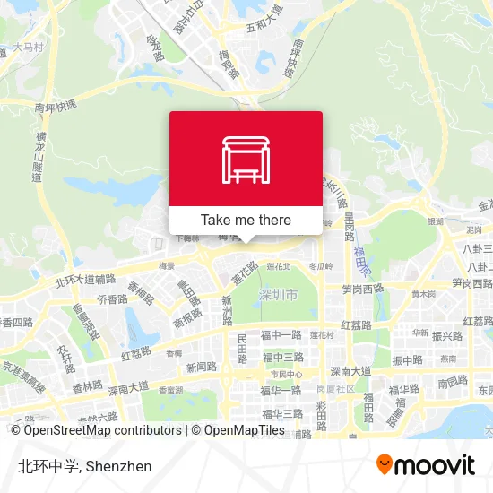北环中学 map
