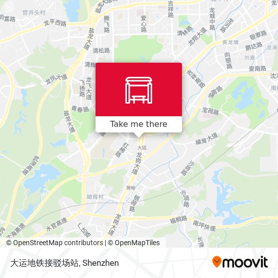 大运地铁接驳场站 map