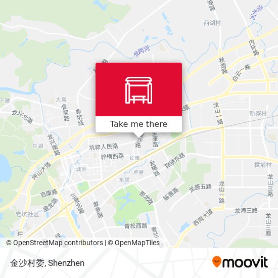 金沙村委 map