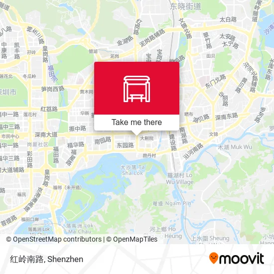 红岭南路 map