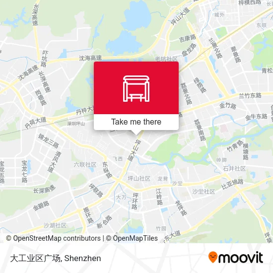 大工业区广场 map