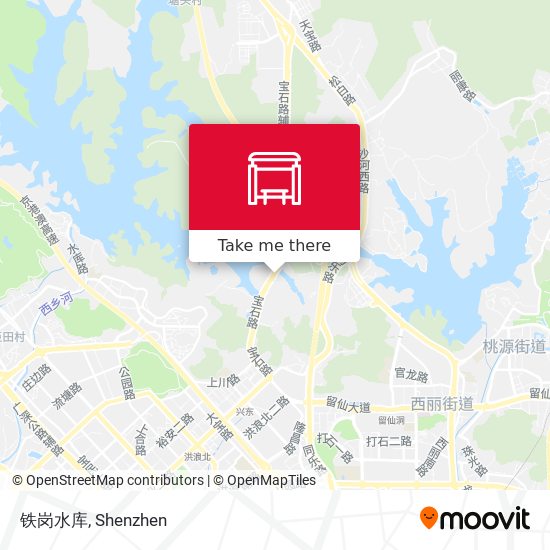 铁岗水库 map