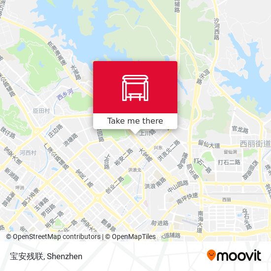 宝安残联 map