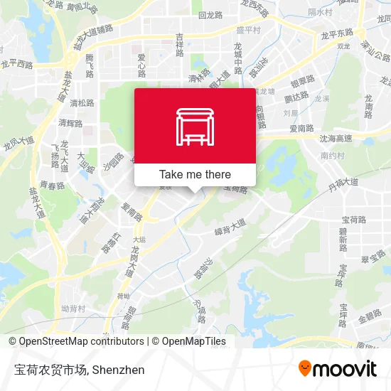 宝荷农贸市场 map