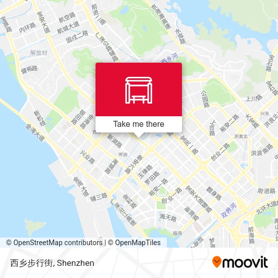 西乡步行街 map