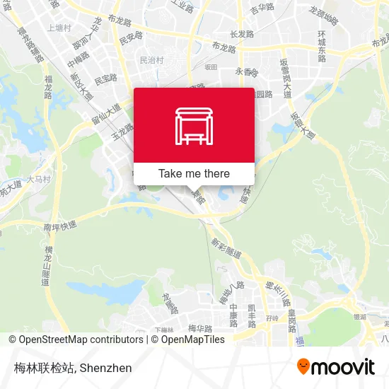 梅林联检站 map