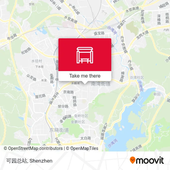 可园总站 map