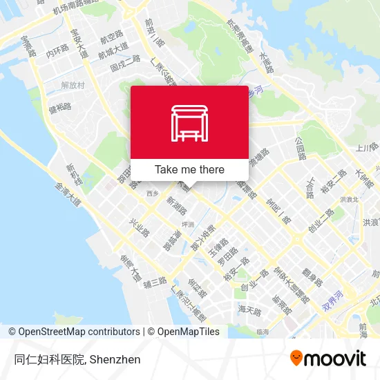 同仁妇科医院 map