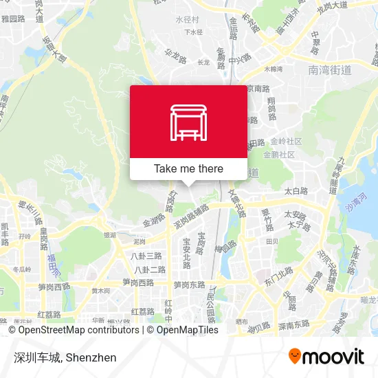 深圳车城 map