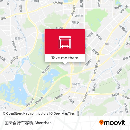 国际自行车赛场 map